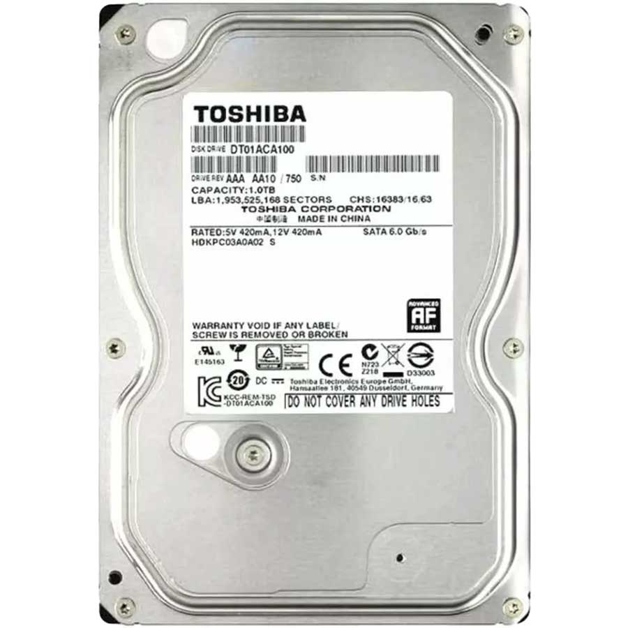 Dell/Toshiba Hard Disk 3,5", 2 TB, 7200 rpm