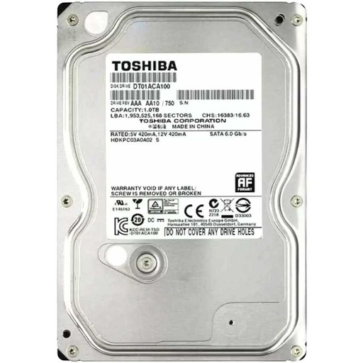 [MG04ACA200NY] Dell/Toshiba Hard Disk 3,5", 2 TB, 7200 rpm